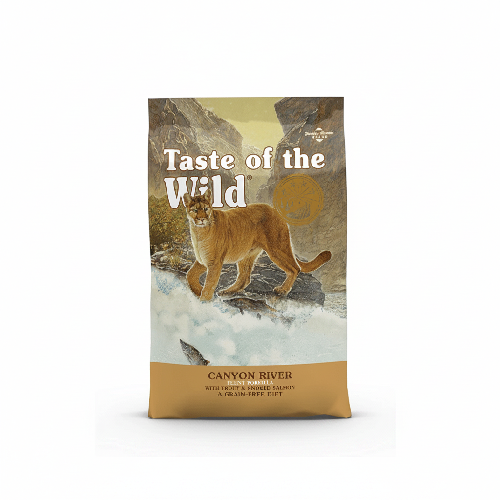 Taste of the Wild Canyon River Feline Recipe with Trout and Smoked Salmon High Protein Dry Cat Food 2 kg - SNH Packing
