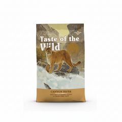 Taste of the Wild Canyon River Feline Recipe with Trout and Smoked Salmon High Protein Dry Cat Food 2 kg - SNH Packing