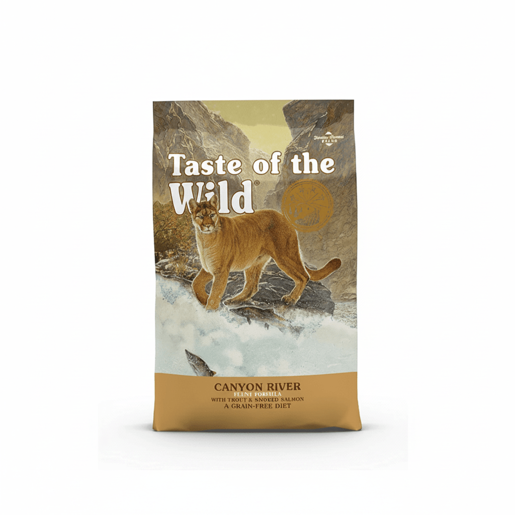 Taste of the Wild Canyon River Feline Recipe with Trout and Smoked Salmon High Protein Dry Cat Food 2 kg - SNH Packing