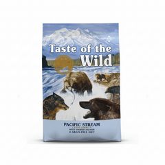 Taste of the Wild Grain Free Premium High Protein Dry Dog Food Pacific Stream Adult - Smoked Salmon - 2 KG - SNH Packing