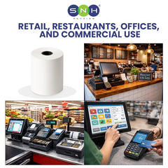 Thermal Paper Rolls | POS & Receipt Paper - SNH Packing