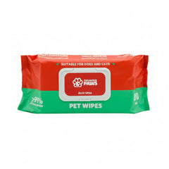 Thunder Paws Aloe Vera Sanitary Pet Wipes Suitable for Cats and Dogs 80PCS - SNH Packing