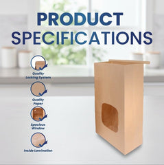 Tin Tie Brown Bags – Durable Food Packaging & Storage Supplies - SNH Packing