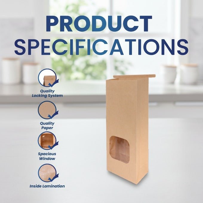 Tin Tie Brown Bags – Durable Food Packaging & Storage Supplies - SNH Packing