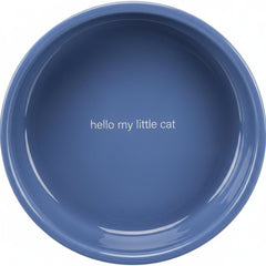Trixie Ceramic Cat Bowl for Short-Nosed Breeds - BLUE/300ML - SNH Packing