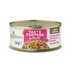 Applaws Taste Toppers in Broth Chicken with Salmon & Vegetables Wet Dog Food 156g