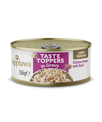 Applaws Taste Toppers in Gravy Chicken with Duck Wet Dog Food 156g