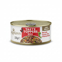 Applaws Taste Toppers Stew Beef with Vegetables Wet Dog Food 156g