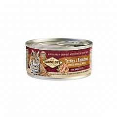 Carnilove Turkey & Reindeer for Adult Cats (Wet Food Cans) 12x100g