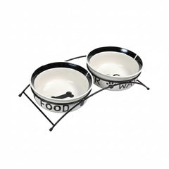 Trixie Ceramic Eat on Feet Set for Dogs - 600ML