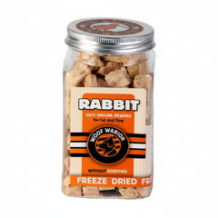 KIWI WALKER Freeze Dried Grain Free Snack Rabbit Cubes Dog & Cat Treats 75G