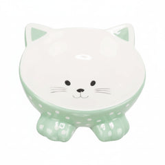 Trixie Elevated Ceramic Ergonomic Cat Bowl MINT - 14CM