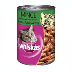 Whiskas Mince Lamb Turkey & Vegetables Wet Cat Food - 400G