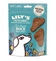 Lily's Kitchen The Mighty Duck Mini Jerky Grain Free Dog Treats 70G
