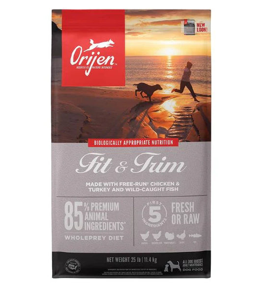 Orijen Fit & Trim Protein-Rich Adult Dog Dry Food | 2kg, 6kg & 11.4kg