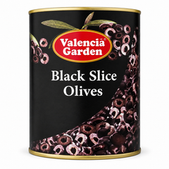 Valencia Garden Black Olives Sliced 3KG