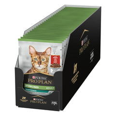 Purina Pro Plan Sterilised Wet Cat Food, Beef in Gravy, 85g