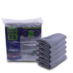 Microfiber Cleaning Cloth Pack – 40x40cm | Blue, Red, Pink, Grey, Green & Mix Color | 5pcs Pack