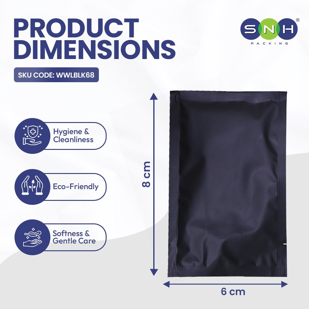Wet Wipes Soft & Refreshing 6x8cm and 7x11cm - SNH Packing