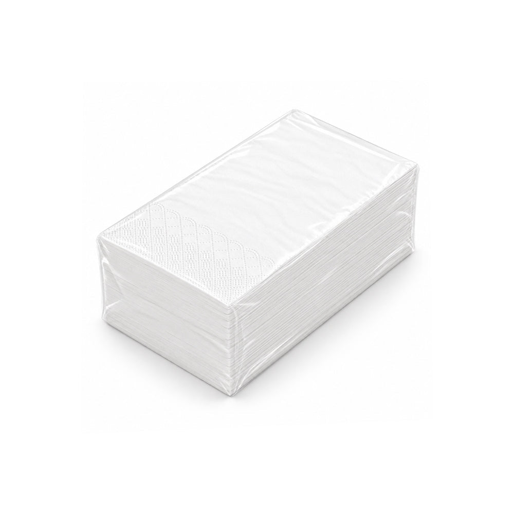 White Paper Napkins 8 Fold Soft Disposable