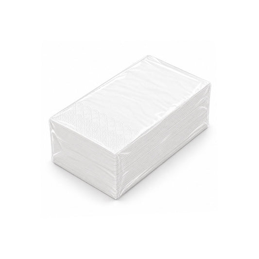 White Paper Napkins 8 Fold Soft Disposable