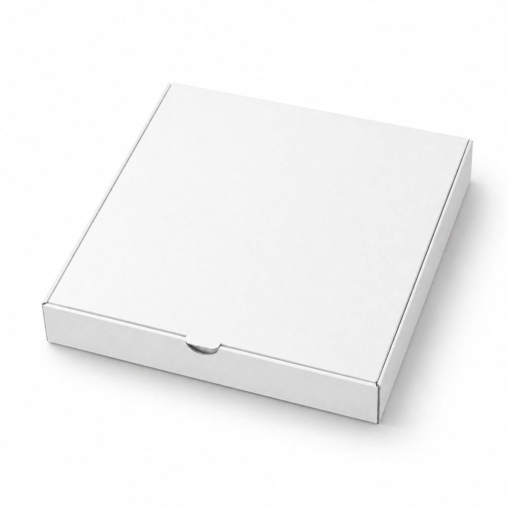 White Pizza Boxes 23x23CM to 33x33CM Takeaway - SNH Packing