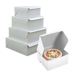 White Square Cake Boxes – Bakery & Pastry Packaging - SNH Packing