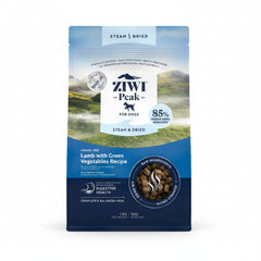 ZIWI Peak Steam & Dried Grass-Fed Lamb with Green Vegetables Recipe Dry Dog Food 800G
