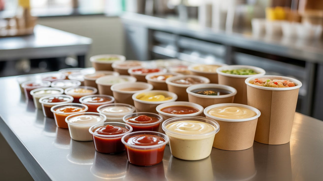 Sauce Cups and Dip Containers in UAE Sizes and Bulk Buying Options