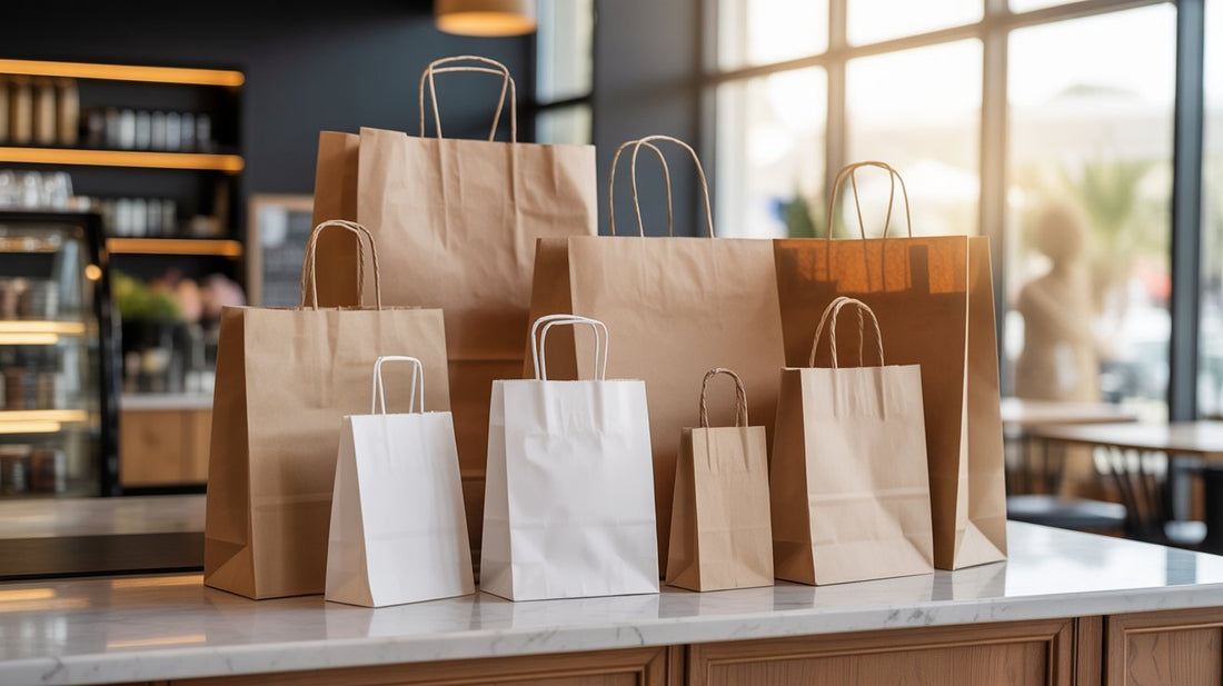 Paper Bags for Retail and Food Businesses in Dubai Sizes, Types and Where to Buy - SNH Packing