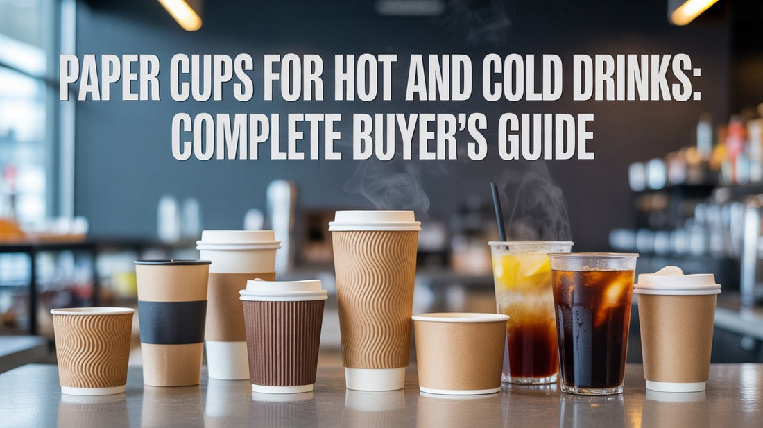Paper Cups for Hot and Cold Drinks: Complete Buyer's Guide - SNH Packing