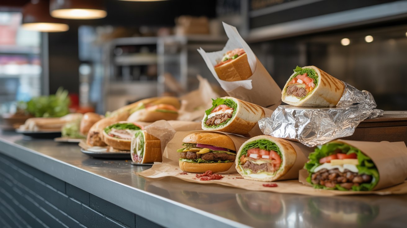 Paper Wrapping for Shawarma, Burgers and Sandwiches in Dubai A Buyer's Guide - SNH Packing