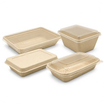 Bagasse Rectangular Containers
