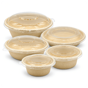 Bagasse Round Containers