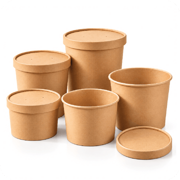 Brown Soup Cups