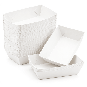White Boat Tray