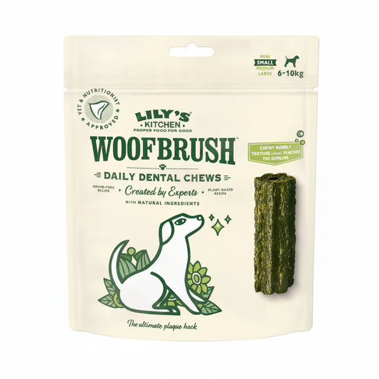 Lily's Kitchen Woofbrush Dental Dog Chews Bulk Pack - SMALL