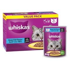 Whiskas Chicken in Gravy Wet Cat Food Value Pack 12x80g