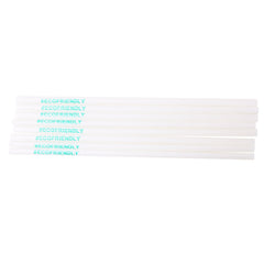 Eco Friendly Biodegradable Straw 6MM White 100 Pieces