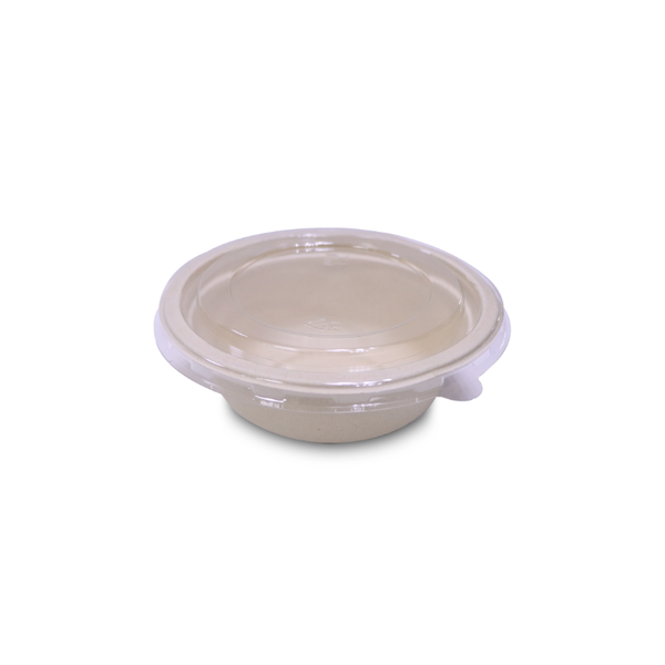 Bagasse Round Containers with Lids | Eco-Friendly