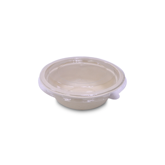 Bagasse Round Containers with Lids | Eco-Friendly