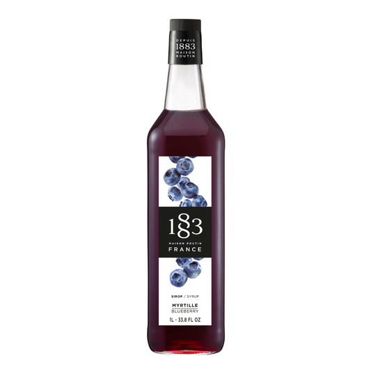 1883 Blueberry Syrup Sweet Tangy Berry Flavour 1L