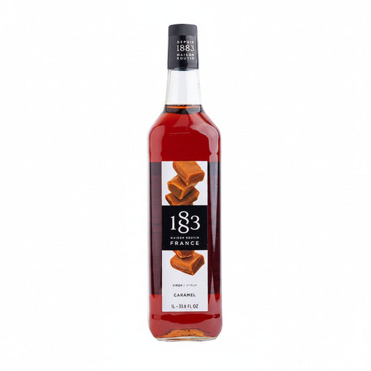 1883 Caramel Syrup 1L PET Bottle - SNH Packing