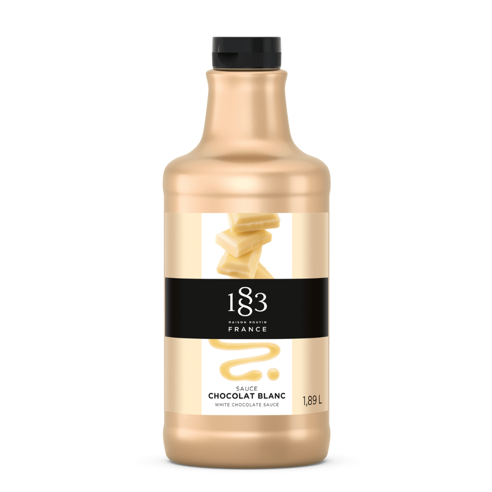 1883 White Chocolate Sauce 1.89L - SNH Packing