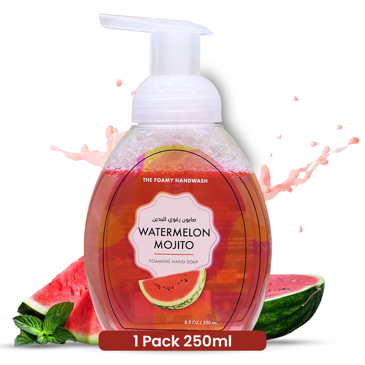 Hand Wash Liquid with Foaming Pump – Strawberry Wonder, Berry Burst & Watermelon Mojito (250ML Each)