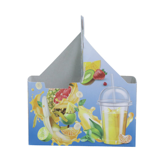 Printed Blue Paper Corrugated 2 Cup Holder 1X250 Pieces - Your One Stop Solution UAE