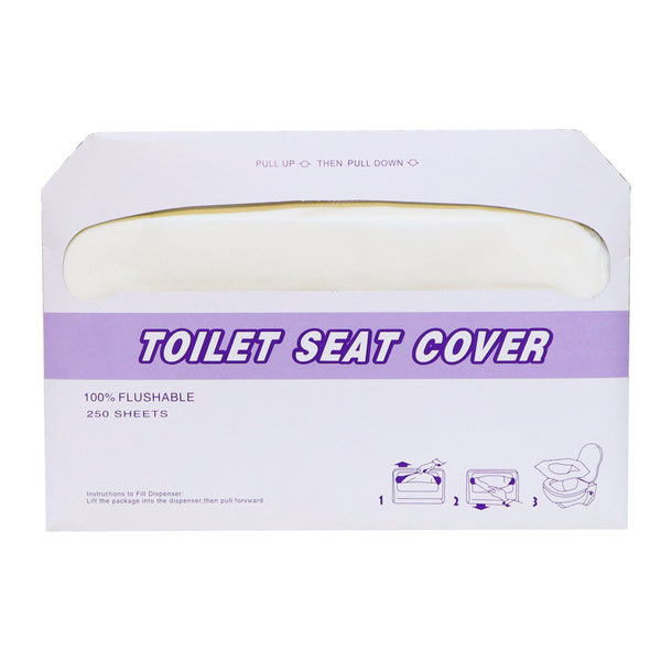 Disposable Paper Toilet Seat Cover 250 Sheets 1 Pack - Your One Stop Solution UAE