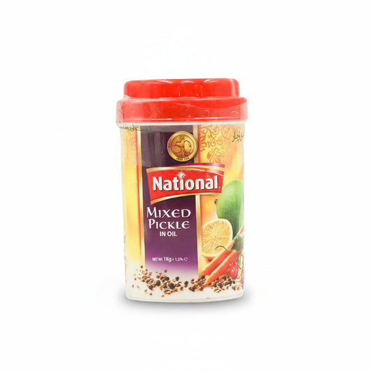 National Mixed Pickle 1kg – Traditional Spicy & Tangy Pickle