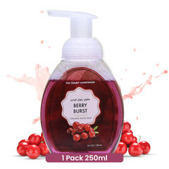 Hand Wash Liquid with Foaming Pump – Strawberry Wonder, Berry Burst & Watermelon Mojito (250ML Each)