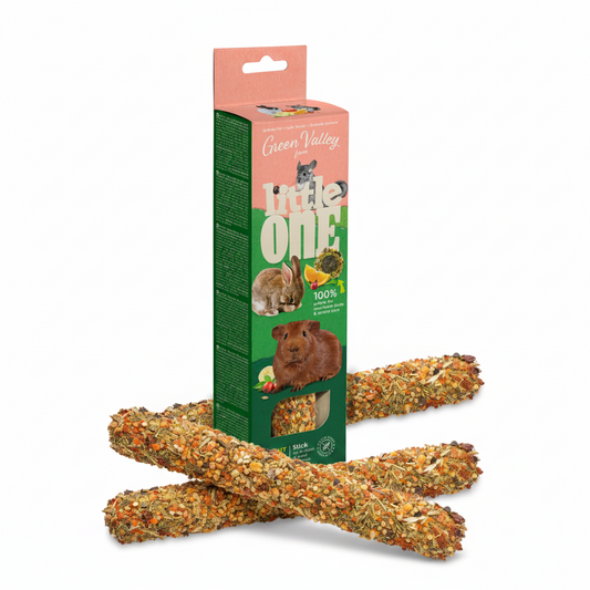 Little One Green Valley Fully edible grain free stick for small mammals with fruit 1x180g